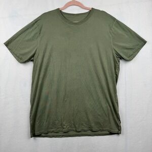 Lululemon Men's Olive Green‎ Crew Neck Short Sleeve Everyday T-Shirt